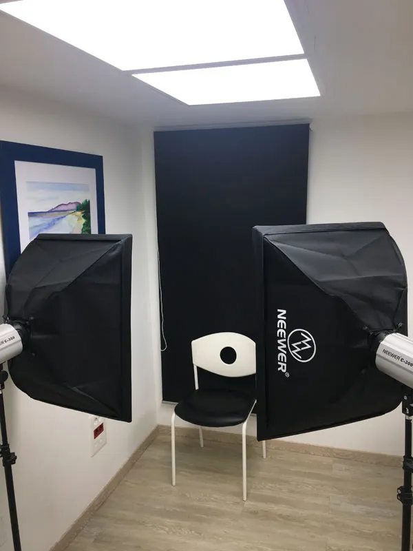 Estudio fotográfico propio de Florida Centro Dental para el diseño de sonrisa